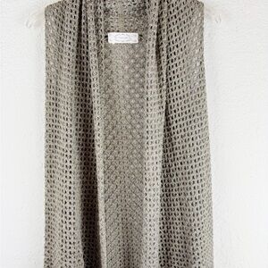 The Impeccable Pig Knit Brown Vest Cardigan M